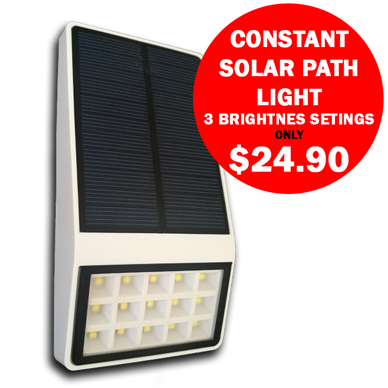 Solar Lamp Constant Light 3 Brightness Settings